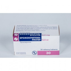Бромокриптин-рихтер 2,5 мг № 30 табл ( бромокриптин )