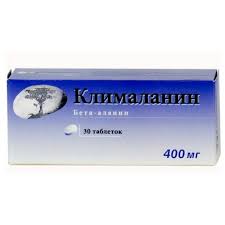 Клималанин 400 мг №30 табл.(бета-аланин)