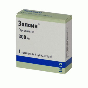 Залаин 300 мг №1вагинальные суппозитории