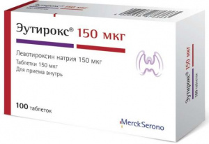 Эутирокс 150 мкг №100 табл (Левотироксин натрия)