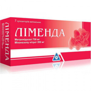 Лименда 750 мг/200 мг № 7 суппозит. вагинальные (метронидазол/миконазол)