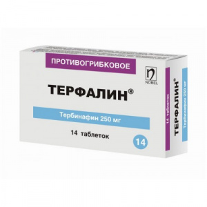 Терфалин 250 мг №14 табл (тербинафин)