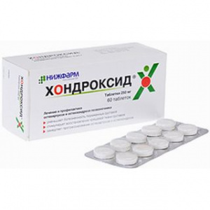 Хондроксид 250 мг №60 табл (хондроитин сульфат)