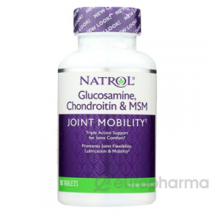 Natrol Глюказамин, хондроитин и МСМ №90 табл (НОВ)