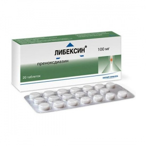 Либексин 0,1 г №20 табл (преноксдиазин)