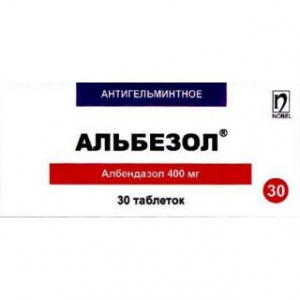 Альбезол 400 мг №30 табл (албендазол)