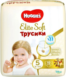 Подгузники детские huggies Elite soft 5 трусики 19 546988