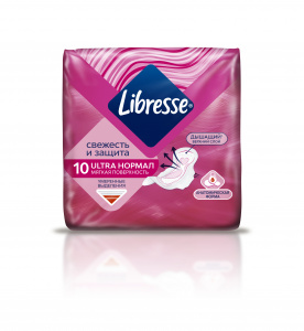 Гигиенические прокладки libresse natural care ultra normal №10 523300 *20