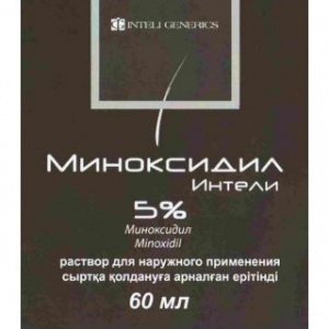 Миноксидил Интели 5% 60мл №1 р/р д/л наруж применения