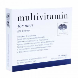 Мультивитамин  д/мужчин 1350 мг №60 табл