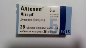 Алзепил 5 мг №28 табл (донепезил)