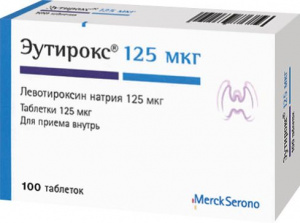 Эутирокс 125 мкг №100 табл (Левотироксин натрия)
