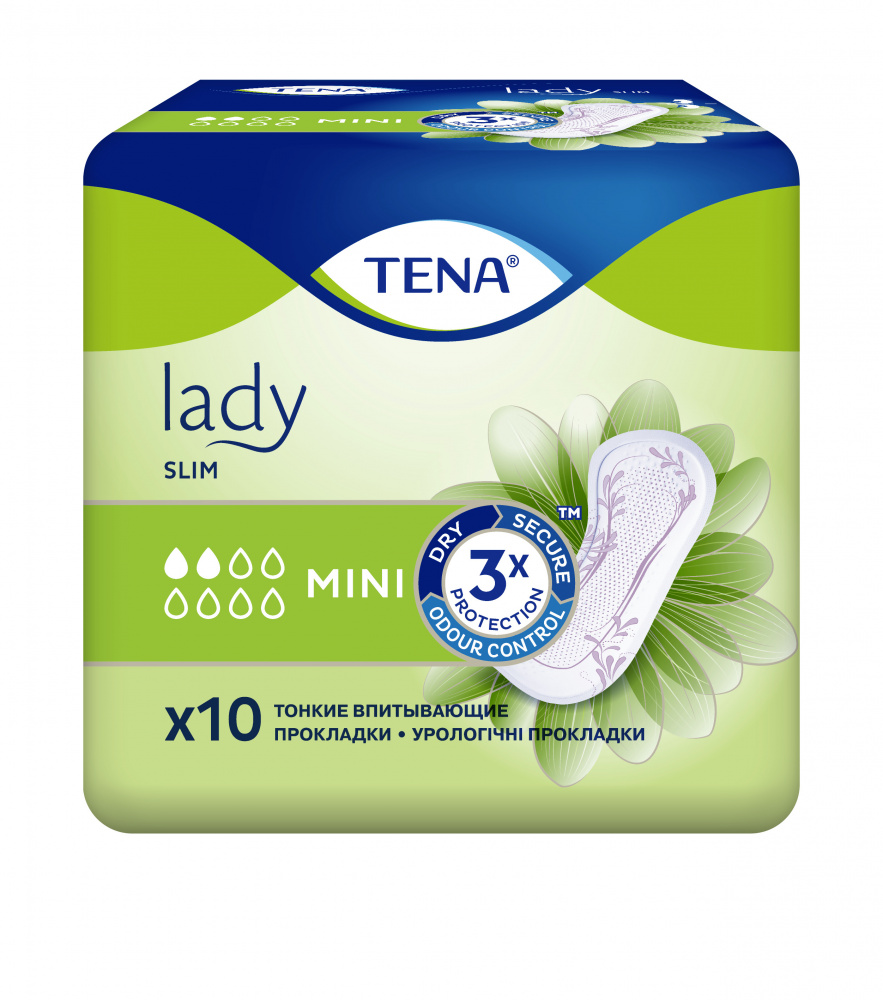 Гигиенические прокладки Tena lady Mini №10 013610/853254*18 купить в г.  Уральске, сеть аптек 