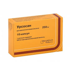 Урсосан 250 мг №10 капс (урсодезоксихолевая к-та)