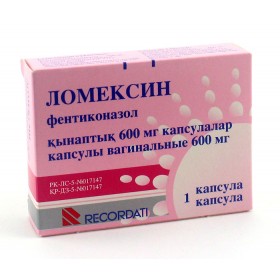Ломексин 600мг №1 капс вагинальные (Фентиконазол)