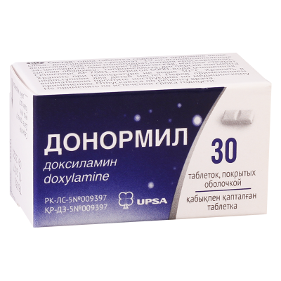 Донормил 15мг №30 табл  (доксиламин)