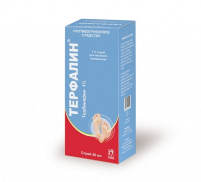 Терфалин спрей 1%-30 мл (тербинафин)